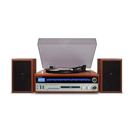 Crosley 1975T Bluetooth Turntable System in Walnut Finish