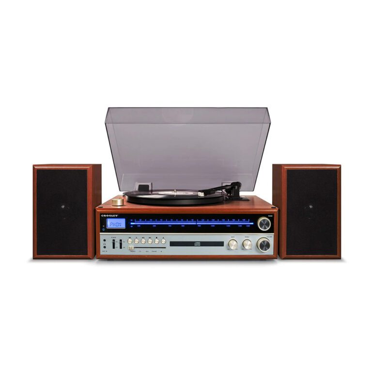 Crosley 1975T Bluetooth Turntable System in Walnut Finish