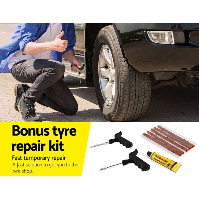 Giantz Air Compressor 12V 4x4 Tyre 85L/min Deflator Inflator Car Truck Portable - Image 7