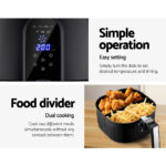 Devanti 7L Oil Free Air Fryer - Black - Image 5