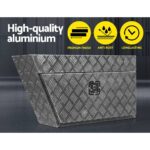 Giantz Aluminium Ute Tool Box Pair of Toolbox Tray Vehicle Storage Lock - Image 4