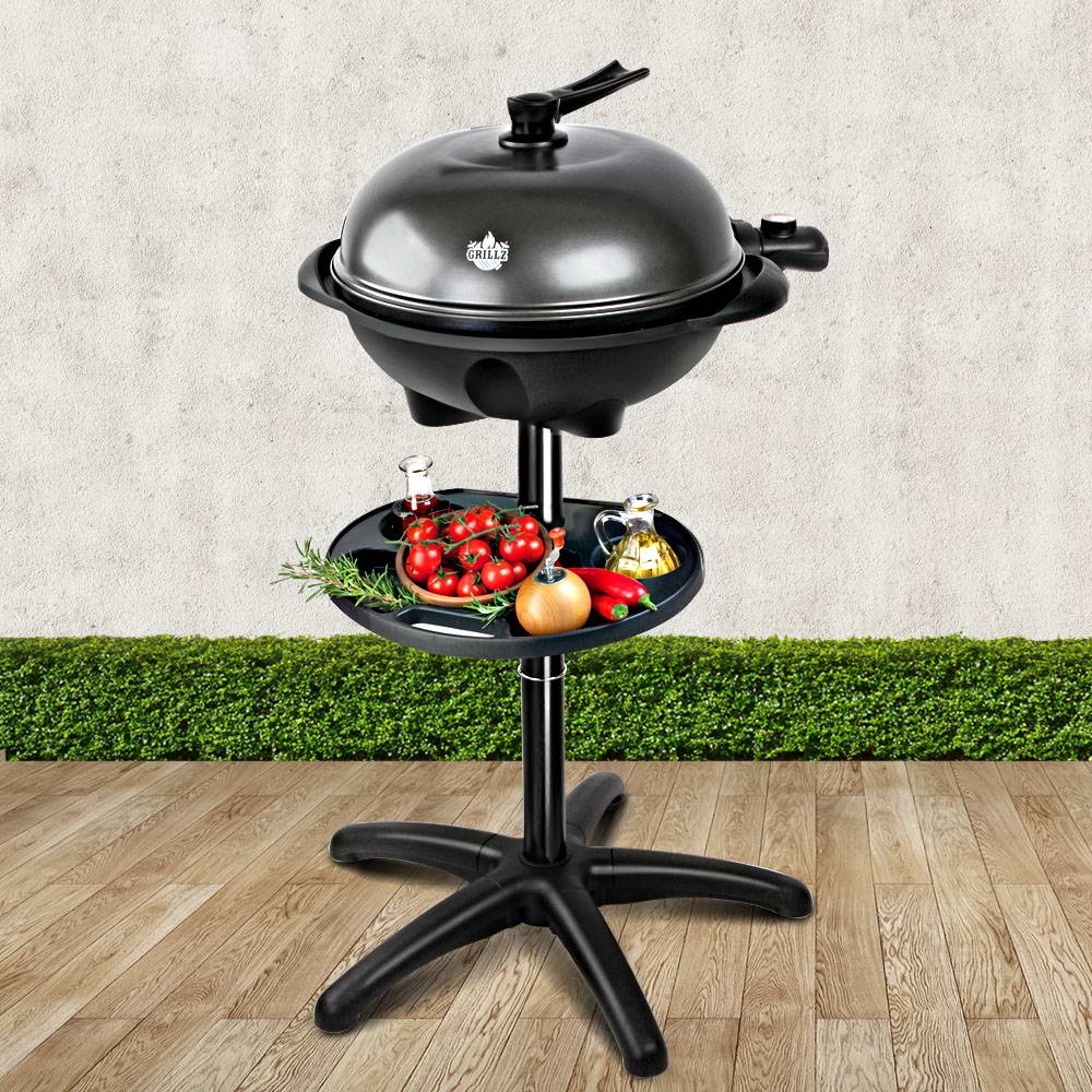 Grillz Portable Electric BBQ With Stand Grillz BBQ Grill Electric Smoker - Image 1