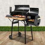 Grillz BBQ Grill 2-In-1 Offset Charcoal Smoker