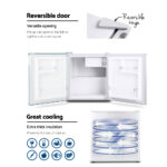 Devanti 48L Bar Fridge White - Image 6