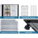 Devanti 122L Bar Fridge - Black - Image 7