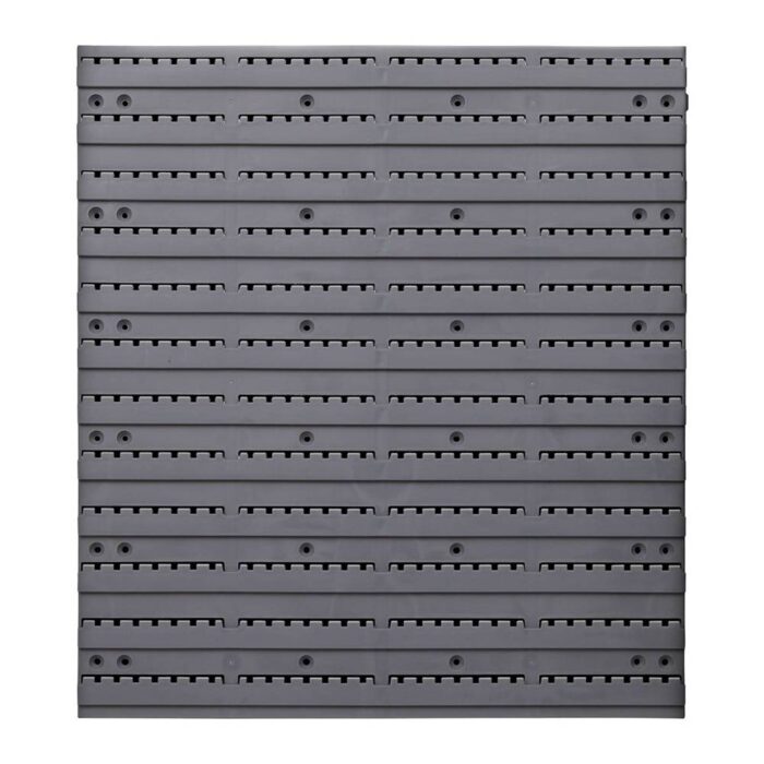Giantz 48 Storage Bin Rack Wall Mounted Steel Board - Image 4