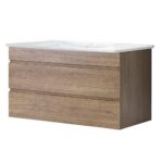 Cefito Vanity Unit 915mm with Basin Oak - Image 2