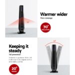 Devanti Electric Ceramic Tower Heater 2400W - Image 7
