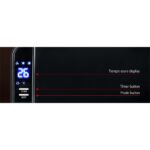 Devanti 2000W Wall Mounted Panel Heater - Black - Image 7