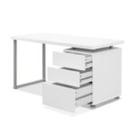 Artiss Computer Desk Drawer White 140CM - Image 4