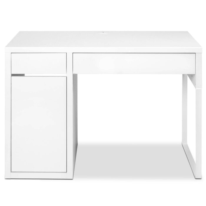 Artiss Computer Desk Drawer Cabinet White - Image 4
