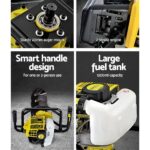 Giantz 92CC Post Hole Digger Petrol Drill Auger Extension Bits - Image 6