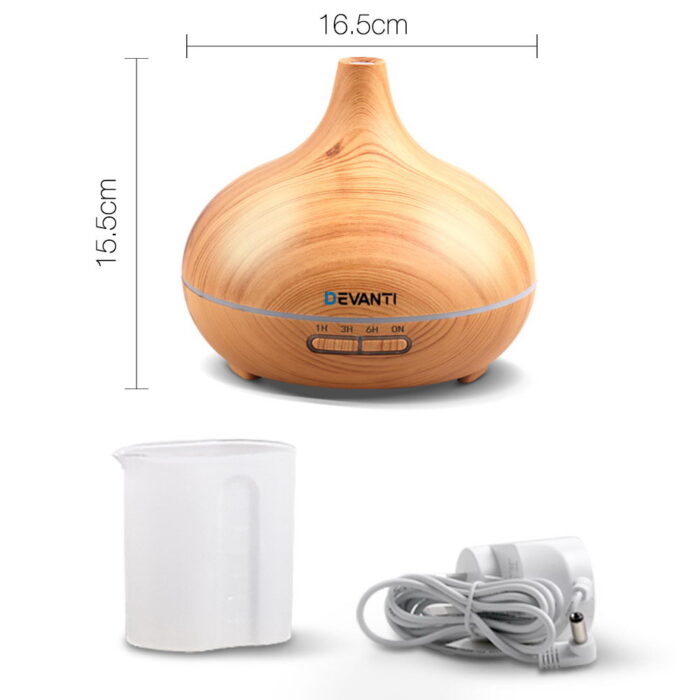 Devanti Aroma Diffuser Aromatherapy Humidifier 300ml - Image 3