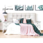 Artiss Bedside Table 2 Drawers - BISSET White - Image 7