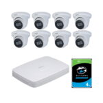 Dahua 8 Channel/Camera 8MP Eyeball Camera Bundle