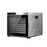 Devanti 10 Trays Food Dehydrator Stainless Steel Tray - Image 4