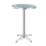 Gardeon Outdoor Bar Table Aluminium Dining Table Round 70CM - Image 2