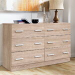 Artiss 6 Chest of Drawers - VEDA Oak