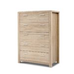 Artiss 5 Chest of Drawers - MAXI Pine - Image 2