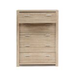 Artiss 5 Chest of Drawers - MAXI Pine - Image 4