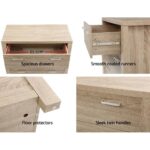 Artiss 5 Chest of Drawers - MAXI Pine - Image 7