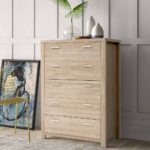 Artiss 5 Chest of Drawers - MAXI Pine