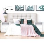 Artiss Bedside Table 2 Drawers with Shelf - TARA White - Image 7