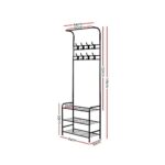 Artiss Clothes Rack Coat Stand 179cm Hanger Rail Closet - Image 3