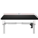 Artiss Standing Desk Adjustable Height Desk Electric Motorised White Frame Black Desk Top 120cm - Image 4