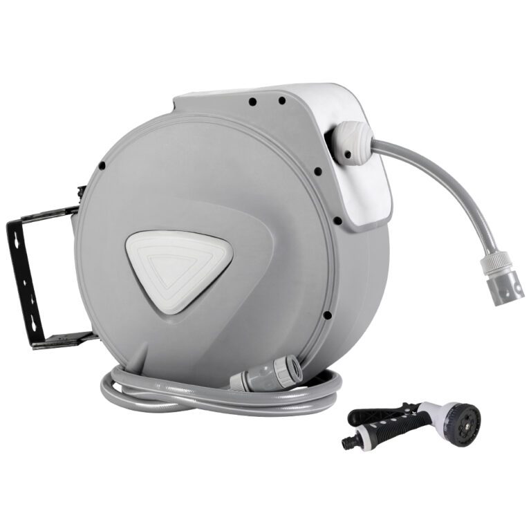Retractable 20m Hose Reel with Auto Rewind for Easy Gardening