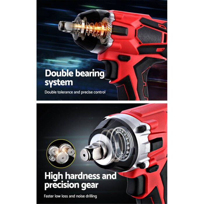 GIANTZ Cordless Impact Wrench 20V Lithium-Ion Battery Rattle Gun Sockets - Image 6