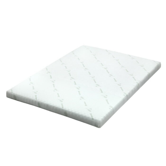 Giselle Bedding Memory Foam Mattress Topper Cool Gel 8cm Double - Image 2