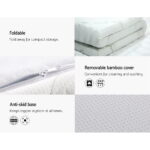 Giselle Bedding Memory Foam Mattress Topper Cool Gel 8cm Double - Image 7