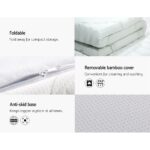 Giselle Bedding Memory Foam Mattress Topper Cool Gel 8cm King - Image 7