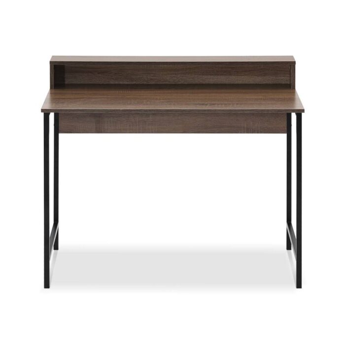 Artiss Computer Desk Shelf Oak 100CM - Image 4