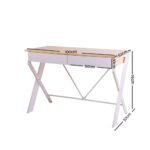 Artiss Computer Desk Drawer Oak 100CM - Image 3