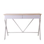 Artiss Computer Desk Drawer Oak 100CM - Image 4