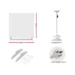 Devanti 450W Metal Wall Heater Mount Panel Heater Slimline Portable Caravan - Image 3