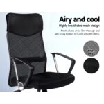 Artiss Mesh Office Chair High Back Black - Image 7