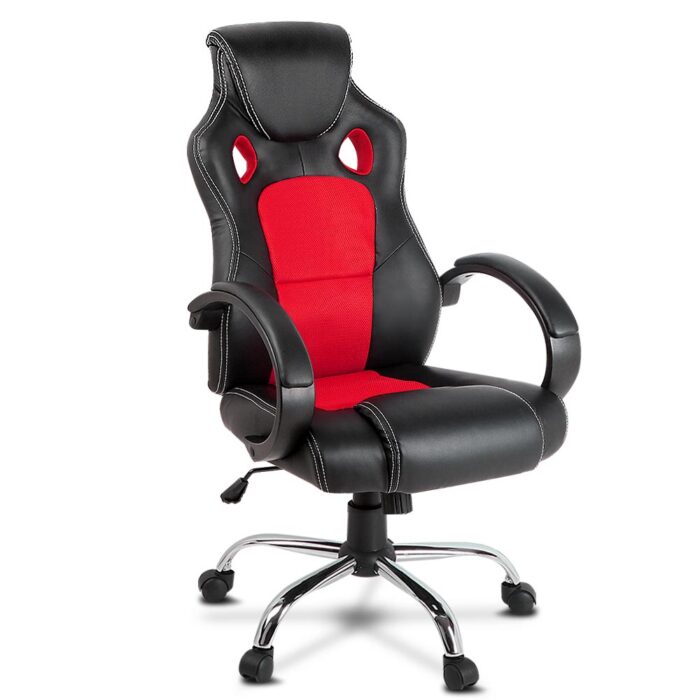 Artiss Gaming Chair Computer Office Chairs Red & Black - Image 2