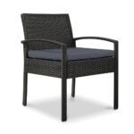 Gardeon Outdoor Dining Chairs Patio Furniture Rattan Lounge Chair Cushion Felix - Image 2