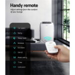 Devanti Portable Air Conditioner Cooling Mobile Fan Cooler Remote Window Kit White 3300W - Image 6