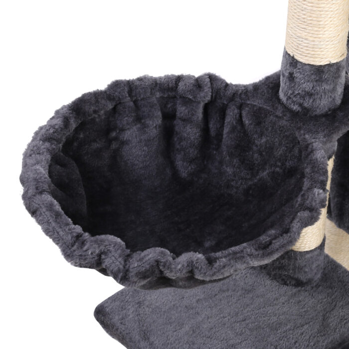i.Pet Cat Tree 120cm Tower Scratching Post Scratcher Wood Condo House Bed Toys - Image 5