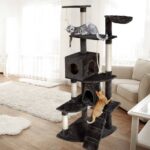 i.Pet Cat Tree 193cm Tower Scratching Post Scratcher Condo House Trees Grey