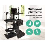 i.Pet Cat Tree 170cm Trees Scratching Post Scratcher Tower Condo House Furniture Wood - Image 4