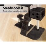 i.Pet Cat Tree 170cm Trees Scratching Post Scratcher Tower Condo House Furniture Wood - Image 7