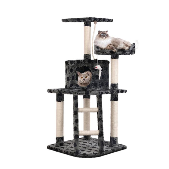 i.Pet Cat Tree 120cm Tower Scratching Post Scratcher Trees Bed Wood Condo Toys Bed - Image 2