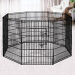 i.Pet 2x36" 8 Panel Dog Playpen Pet Fence Exercise Cage Enclosure Play Pen