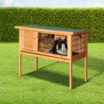 i.Pet 70cm Tall Wooden Pet Coop with Slide out Tray