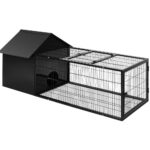 i.Pet Rabbit Cage Hutch 162x60cm Enclosure Metal - Image 3